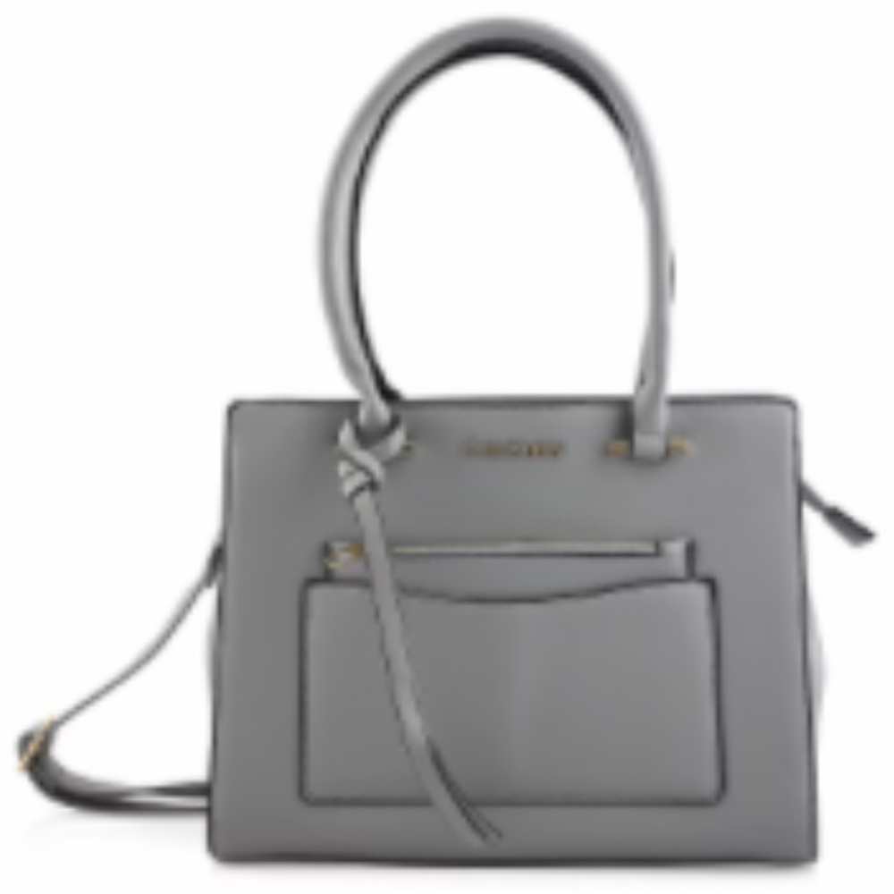 Elegant Gray Handbag